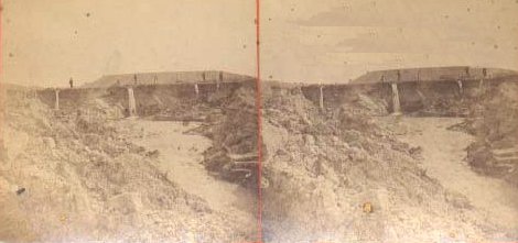 Placer mining area on the Snake River